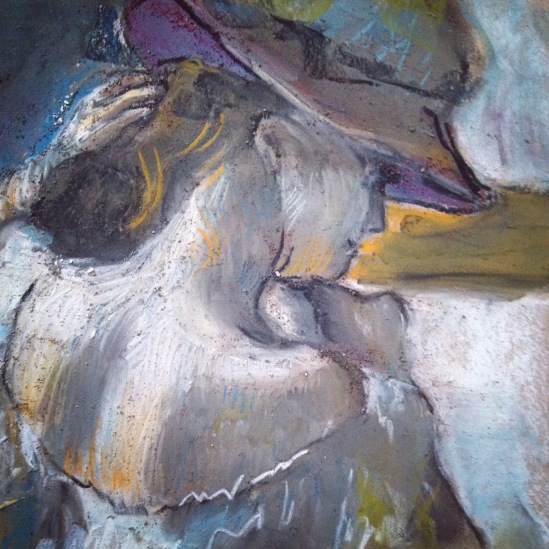 Yunxia Jia Study of Degas Pastel Painting, 2015